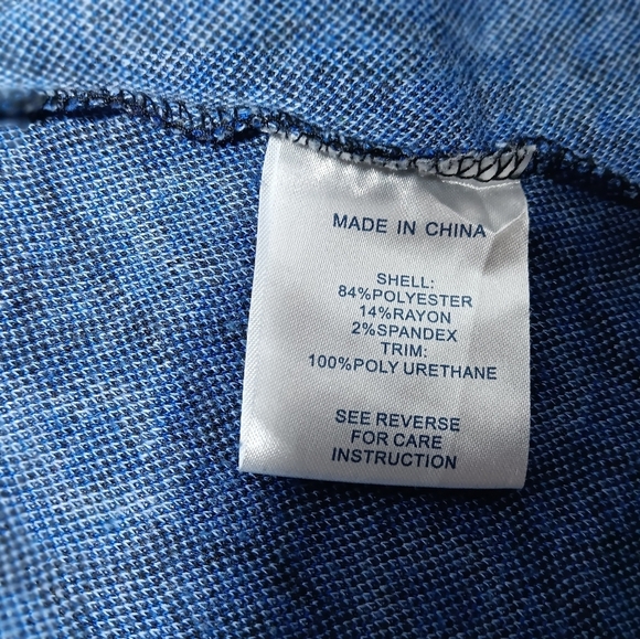 Tyler Boe Tunic with Faux Leather cuffs. Ladies size L - Picture 6 of 9